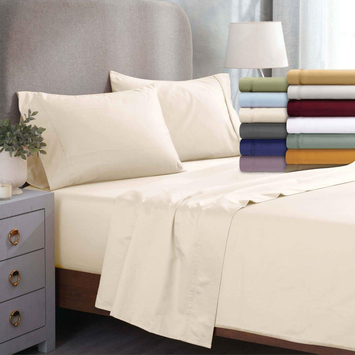 1200 Thread Count Egyptian Cotton Deep Pocket Bed Sheet Set