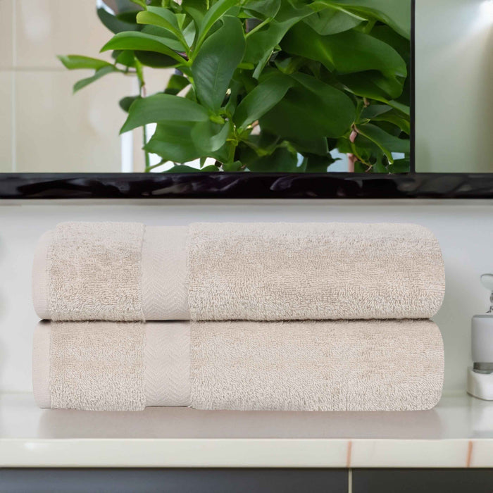 Franklin Eco-Friendly Cotton 2 Piece Bath Sheet Set