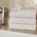 Zero Twist Cotton Waffle Honeycomb Plush Soft Absorbent Bath Towel Set of 3 - Stone