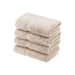 Egyptian Cotton Pile Plush Heavyweight Hand Towel Set of 4 - Stone