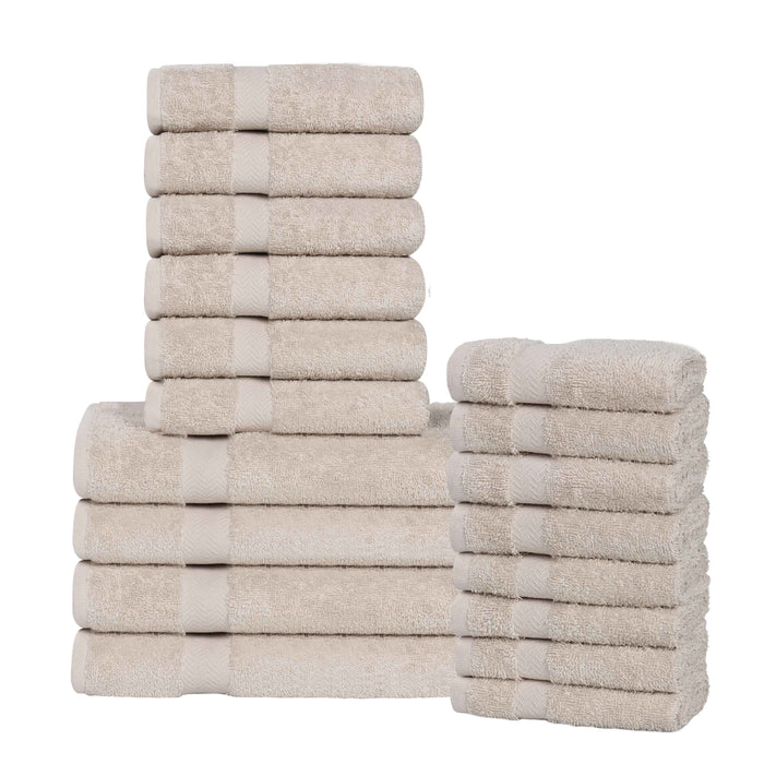 Franklin Eco Friendly Cotton 18 Piece Towel Set