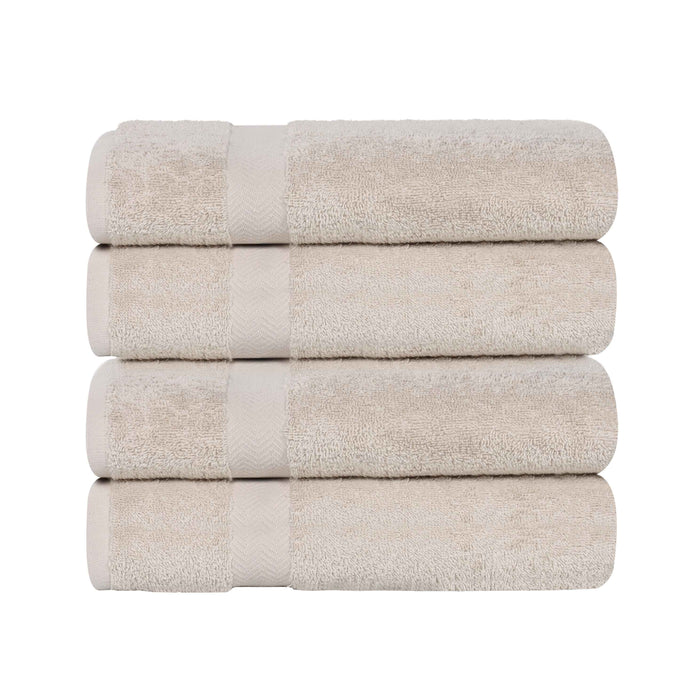 Franklin Cotton Eco Friendly 4 Piece Bath Towel Set