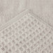 Zero Twist Cotton Waffle Honeycomb Plush Soft Absorbent 12-Piece Towel Set - Stone