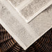 Egyptian Cotton Pile Plush Heavyweight Absorbent 3 Piece Towel Set - Stone