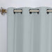 Solid Machine Washable Room Darkening Blackout Curtains, Set of 2 - Blue Nile Mills