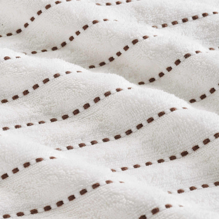 Organic Cotton Wave Plush Striped Assorted 16 Piece Towel Set