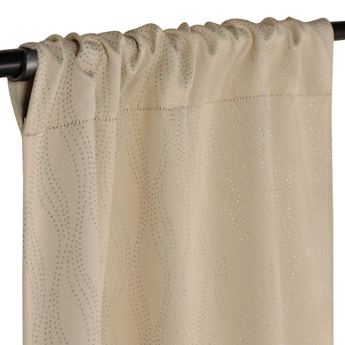 Zuri Textured Washable Room Darkening Blackout Curtain Panel Set