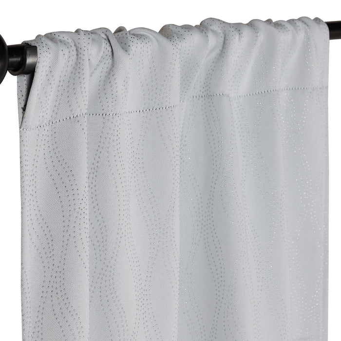 Zuri Textured Washable Room Darkening Blackout Curtain Panel Set