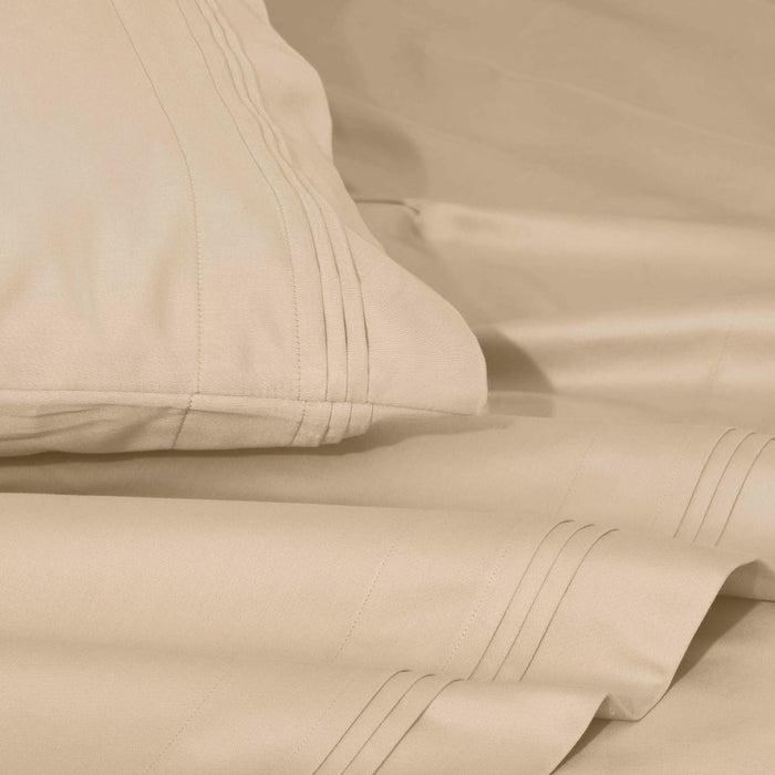 1000 Thread Count Egyptian Cotton Bed Sheet Set Olympic Queen