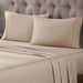 Egyptian Cotton 400 Thread Count Solid Deep Pocket Sheet Set - Tan