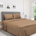 1200 Thread Count Egyptian Cotton Deep Pocket Bed Sheet Set - Taupe