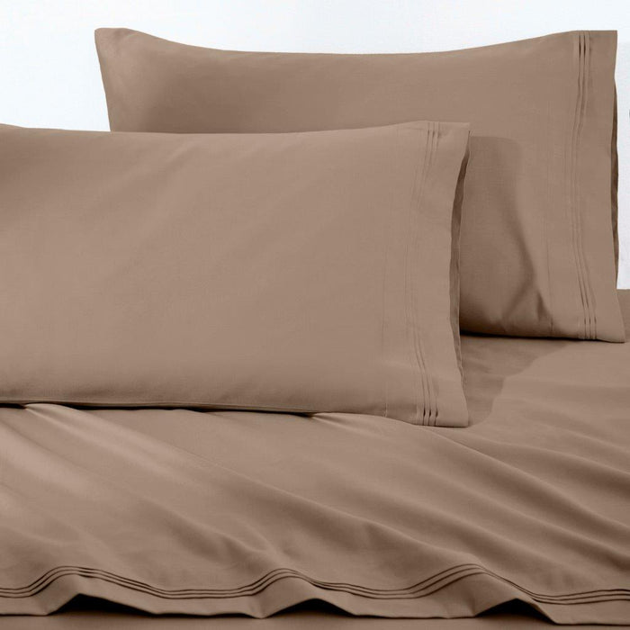 1500 Thread Count Egyptian Cotton Solid  2 Piece Pillowcase Set