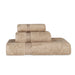 Egyptian Cotton Solid 3 piece Towel Set - Taupe