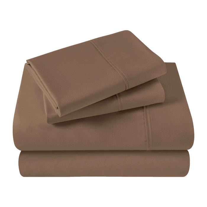 Egyptian Cotton 400 Thread Count Deep Pocket Sheet Set - Taupe