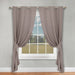 Solid Machine Washable Room Darkening Blackout Curtains, Set of 2 - Taupe