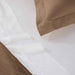 Egyptian Cotton 400 Thread Count Solid Duvet Cover Set - Taupe