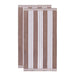 Cabana Stripe Oversized Cotton Beach Towel Set Of 2, 4, 6 - Taupe