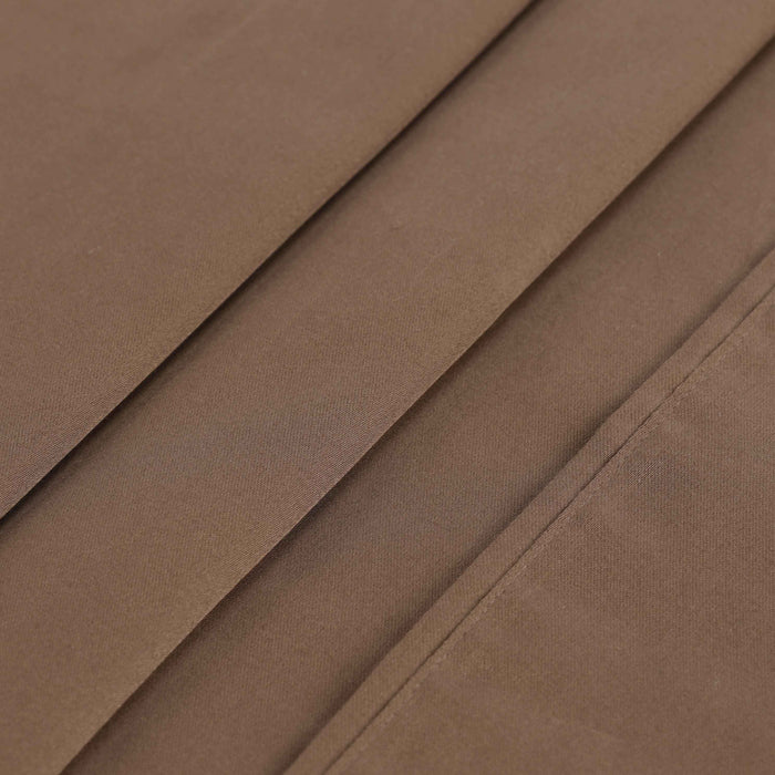 Egyptian Cotton 400 Thread Count Solid Deep Pocket Sheet Set - Taupe