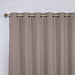 Solid Machine Washable Room Darkening Blackout Curtains, Set of 2 - Taupe