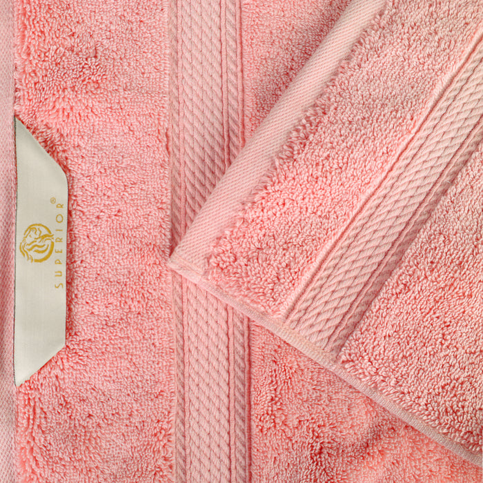 Egyptian Cotton Plush Heavyweight Absorbent Bath Towel Set of 4