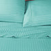 Egyptian Cotton 600 Thread Count 2 Piece Striped Pillowcase Set - Teal