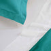 Egyptian Cotton 300 Thread Count Solid Duvet Cover Set - Teal