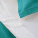 Egyptian Cotton 400 Thread Count Solid Duvet Cover Set - Teal