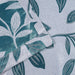 Leaves Machine Washable Room Darkening Blackout Curtains - Teal