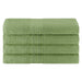 Cotton Eco-Friendly 4 Piece Solid Bath Towel Set - TerraceGreen