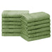 Cotton Eco Friendly 12 Piece Solid Face Towel Set - TerraceGreen