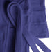 Turkish Cotton Bathrobe Women Men Unisex Shawl Collar Long Bathrobe - Blue