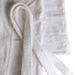 Turkish Cotton Bathrobe Women Men Unisex Shawl Collar Long Bathrobe - White