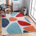 Tulip Modern Geometric Indoor Outdoor Area Rug - Multicolor