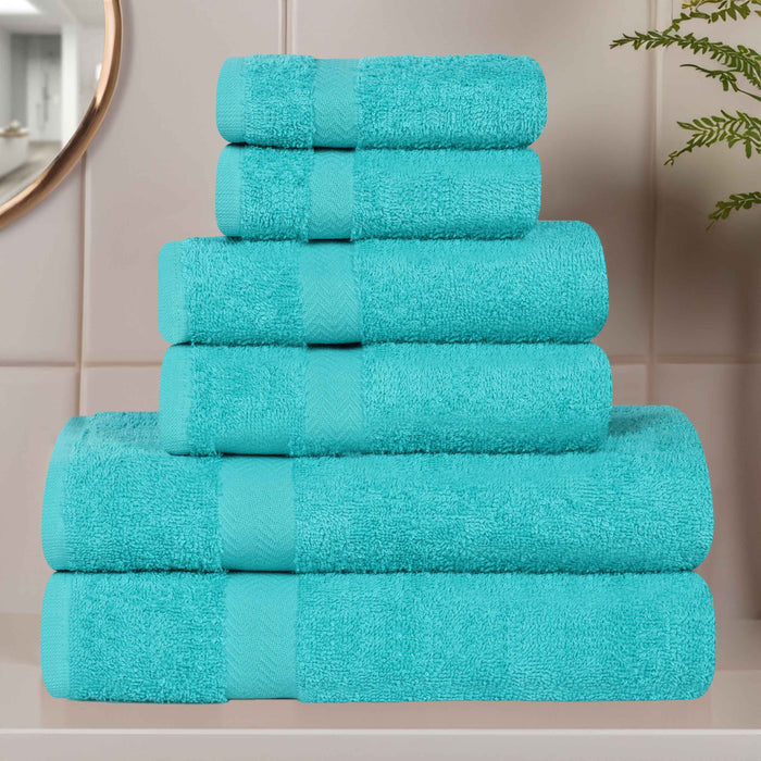 Frankly Eco Friendly Cotton 6 Piece Towel Set