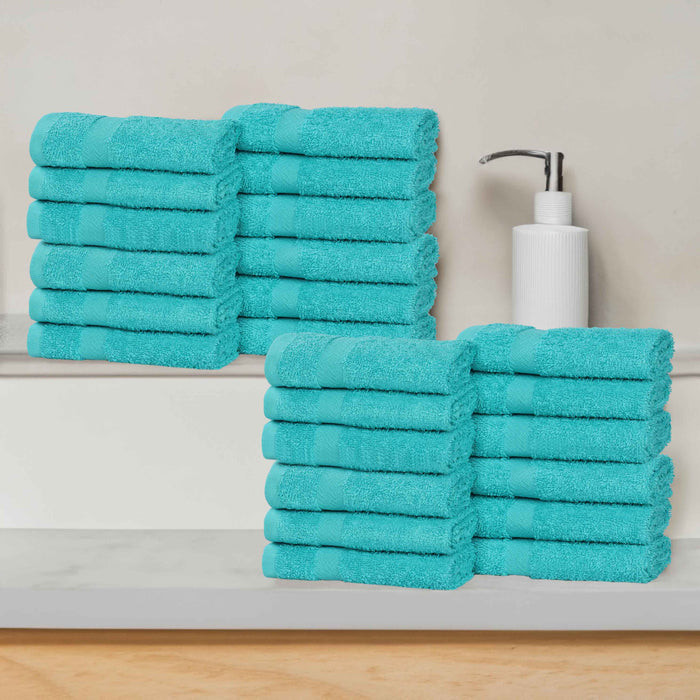 Franklin Cotton Eco Friendly 24 Piece Face Towel Set