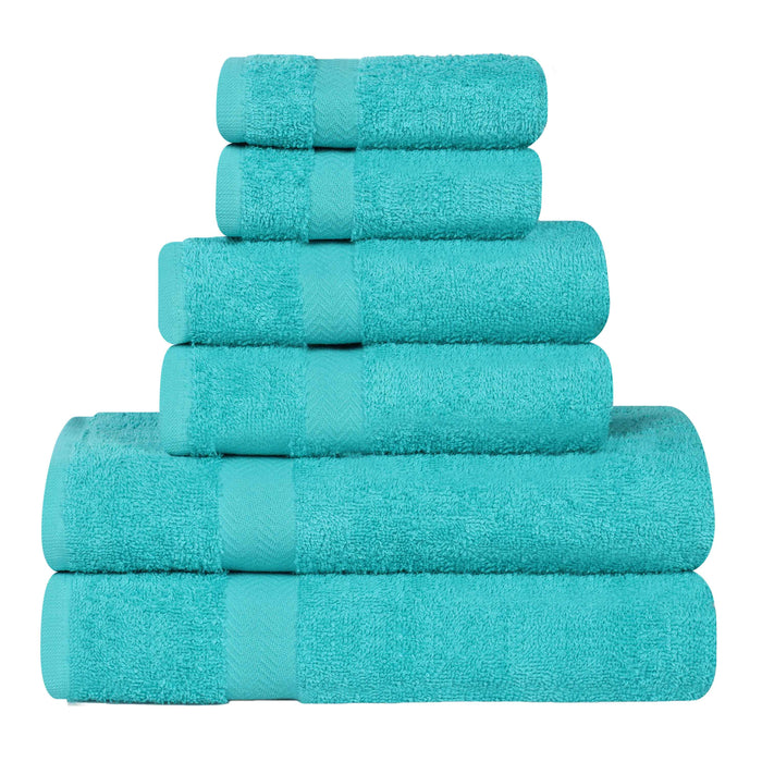 Frankly Eco Friendly Cotton 6 Piece Towel Set