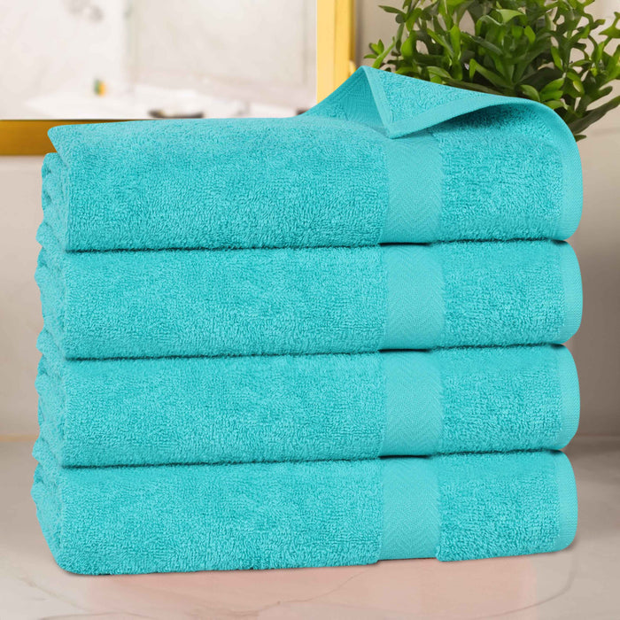 Franklin Cotton Eco Friendly 4 Piece Bath Towel Set