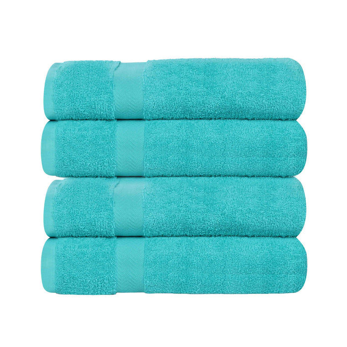 Franklin Cotton Eco Friendly 4 Piece Bath Towel Set