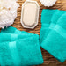 Egyptian Cotton Pile Plush Heavyweight Absorbent Bath Sheet Set of 2 - Turquoise