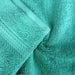 Egyptian Cotton Pile Plush Heavyweight Absorbent Bath Sheet Set of 2 - Turquoise