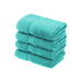 Egyptian Cotton Pile Solid 10-Piece Towel Set - Turquoise