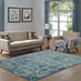 Vegas Geometric Tile Indoor Area Rug - Blue