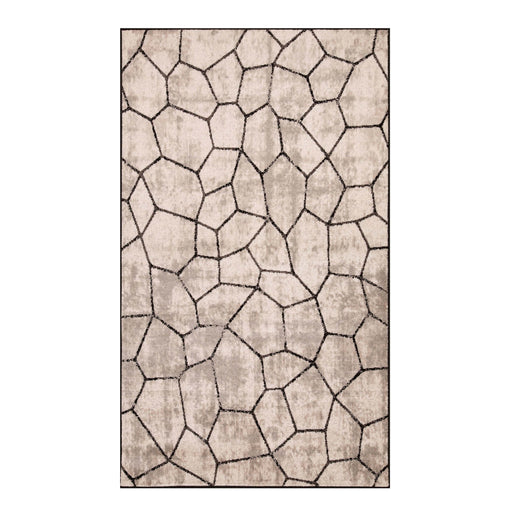Vegas Geometric Tile Indoor Area Rug - Grey