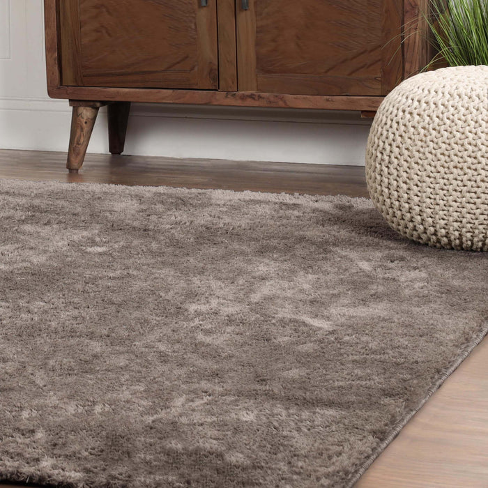 California Shag Non-Slip Solid Plush Indoor Area Rug or Runner Rug