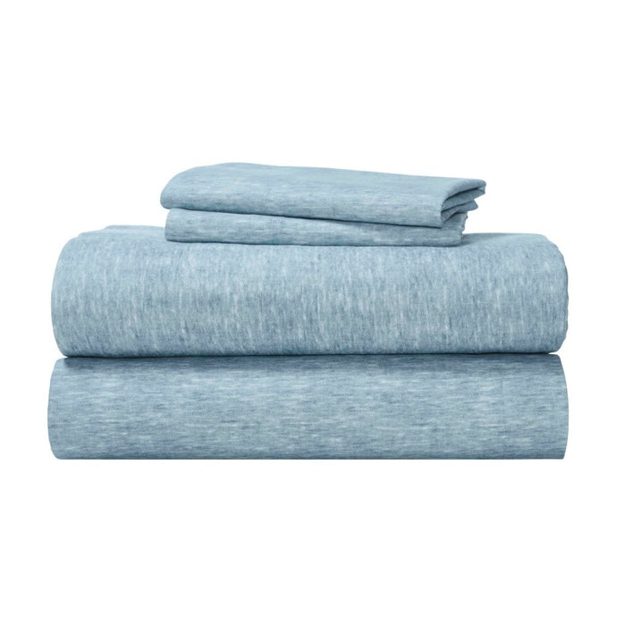 Melange Flannel Cotton Two-Toned Brushed Deep Pocket Sheet Set