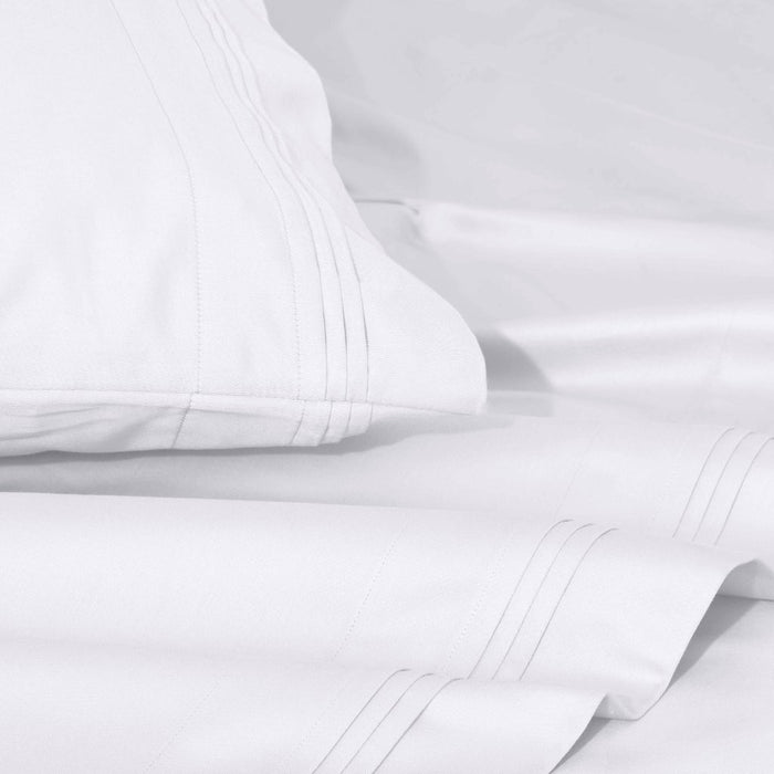 1000 Thread Count Egyptian Cotton Bed Sheet Set Olympic Queen