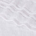 Sadie Zero Twist Cotton Elegant Floral Motif 3 Piece Solid Towel Set - White