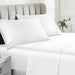 Egyptian Cotton 850 Thread Count Solid Bed Sheet Set - White