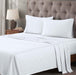 Egyptian Cotton 400 Thread Count Solid Deep Pocket Sheet Set - White