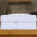 Turkish Cotton Ultra-Plush Solid 2-Piece Highly Absorbent Bath Sheet Set - White/White